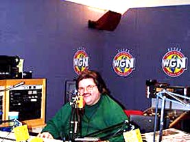 Don Crabb in action at WGN