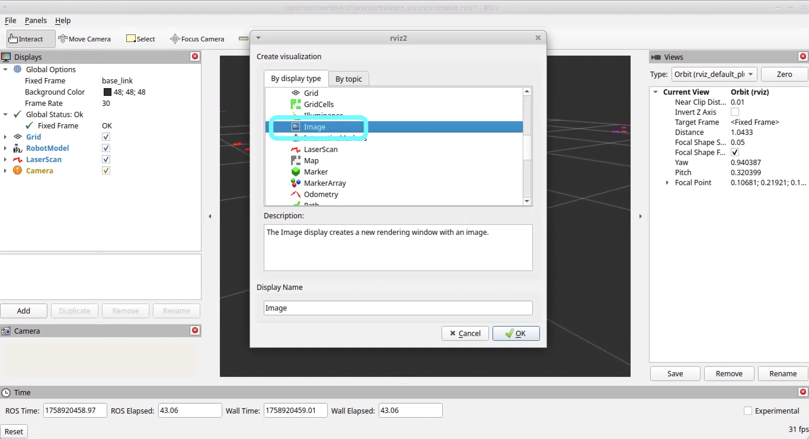 RViz add image